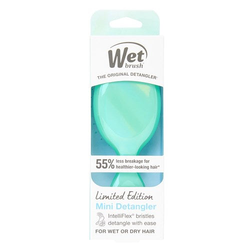 WET BRUSH PRISMATIC GLOW MINI DETANGLER GREEN