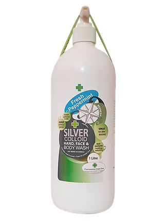 Silver Colloid Peppermint Face, Hand & Body Wash 1L