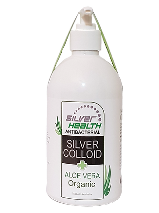 Organic Aloe Vera with Silver Colloid 500ml