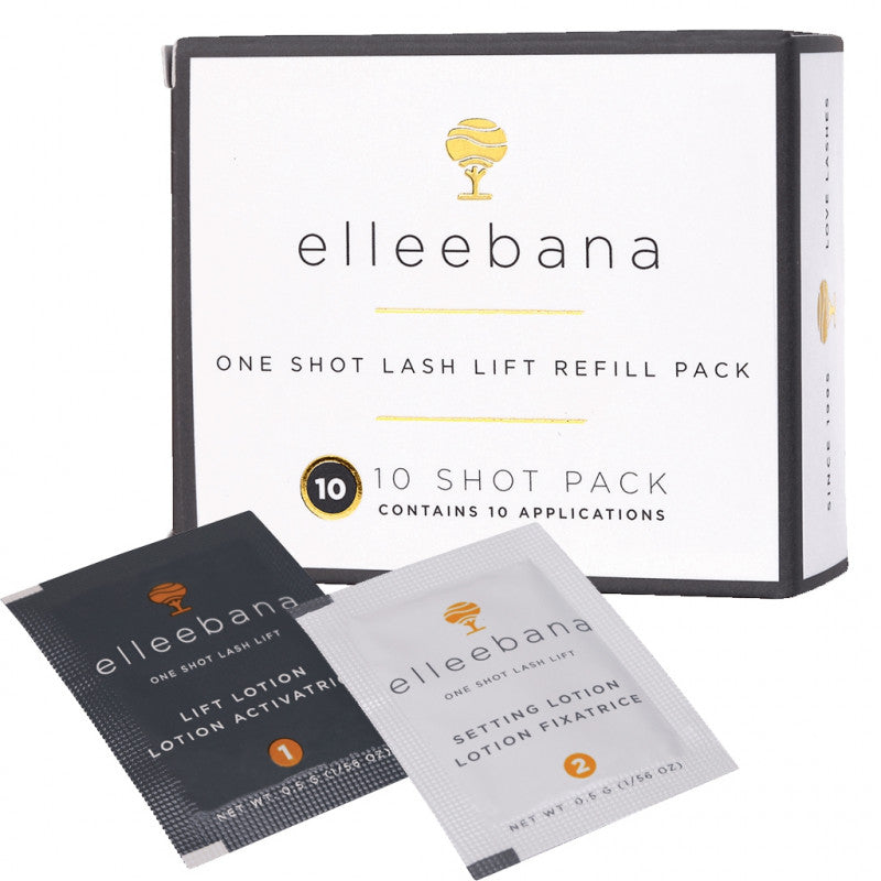 USE BY 08/25 Elleebana One Shot Lash Lift Refill Pack - 10 Shot Pack