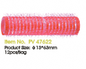 Jozelle Hair Roller Velcro Rollers 13*63Mm Pk12 Red