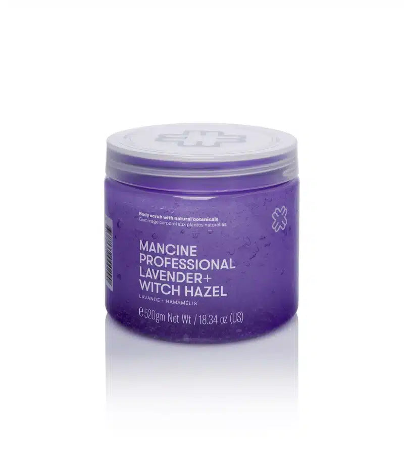 Mancine Lavender & Witch-Hazel Hot Salt Body Scrub 520g