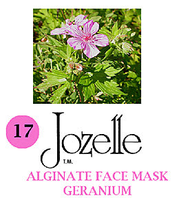 17.Jozelle Alginate Face Mask 1Kg /Geranium-Controls Oil & Decreases Pores
