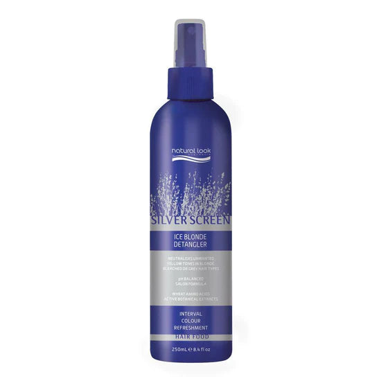 NATURAL LOOK SILVER SCREEN ICE BLONDE DETANGLER 250ML