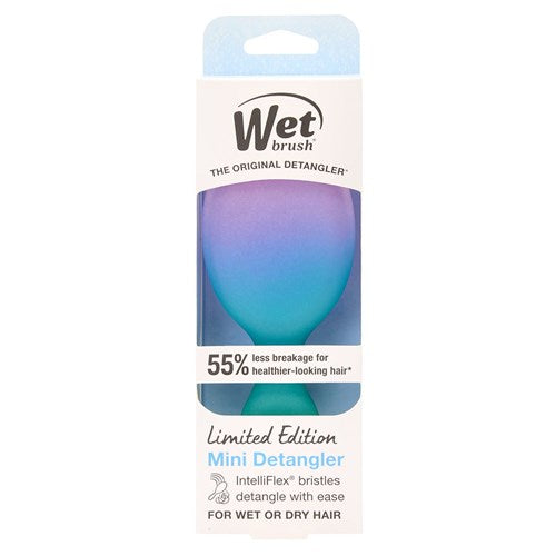 WET BRUSH ELECTRIC SKY MINI DETANGLER PURPLE