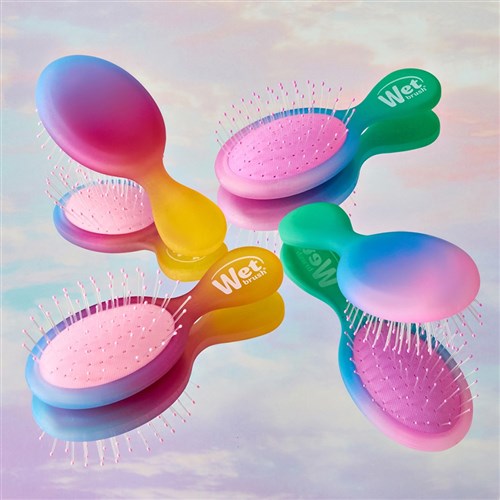 WET BRUSH ELECTRIC SKY MINI DETANGLER PINK