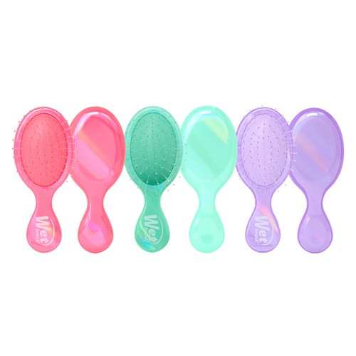 WET BRUSH PRISMATIC GLOW MINI  DETANGLER GREEN