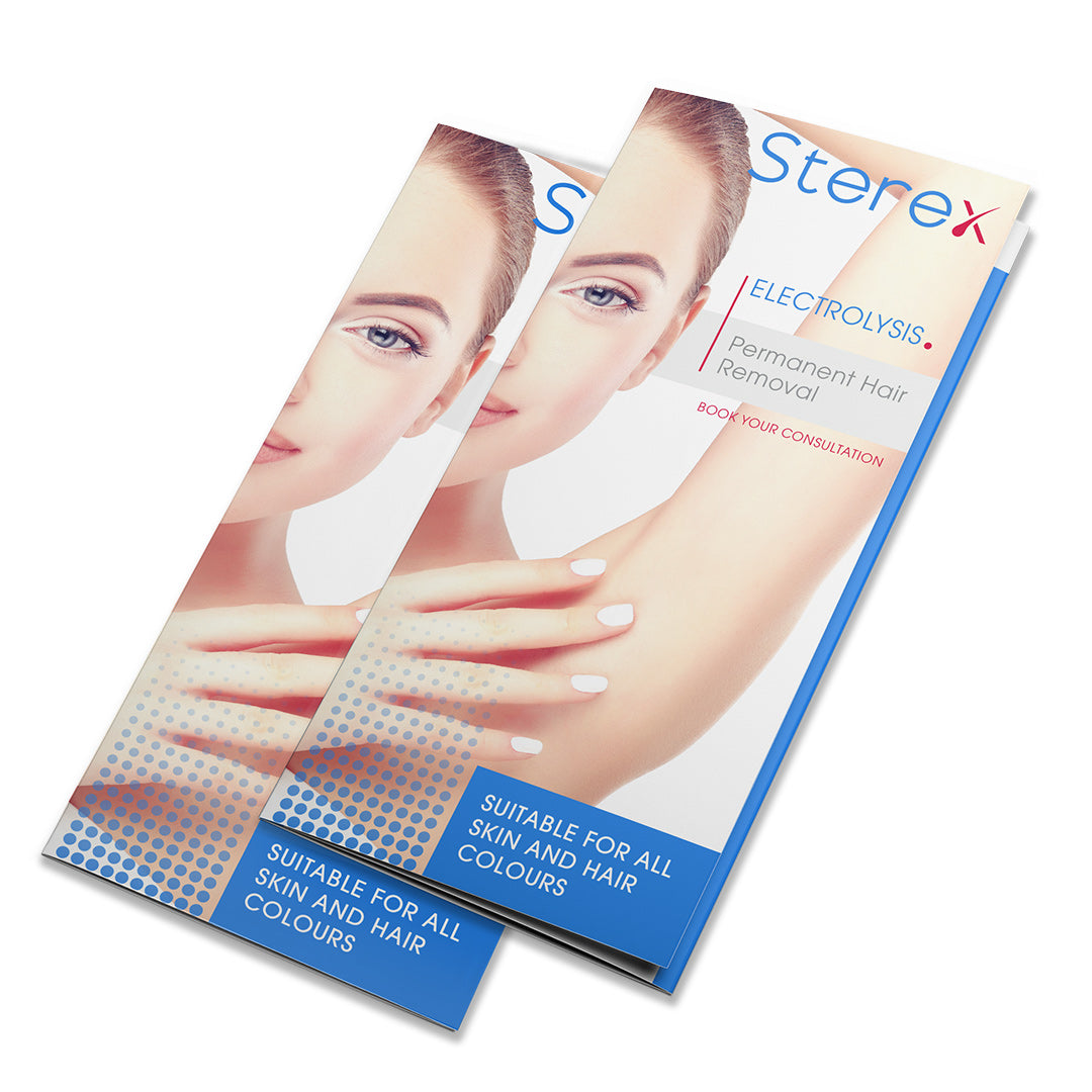 STEREX ELECTROLYSIS FOR EVERYONE LEAFLETS - 50 PACK