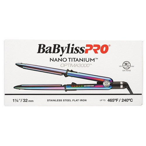 BABYLISSPRO NANO TITANIUM OPTIMA 3000 CHAMELEON 32MM STRAIGHTENER