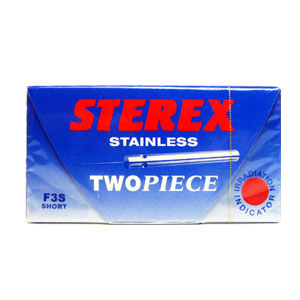 Sterex Two Piece F3S Short Stainless Steel 50