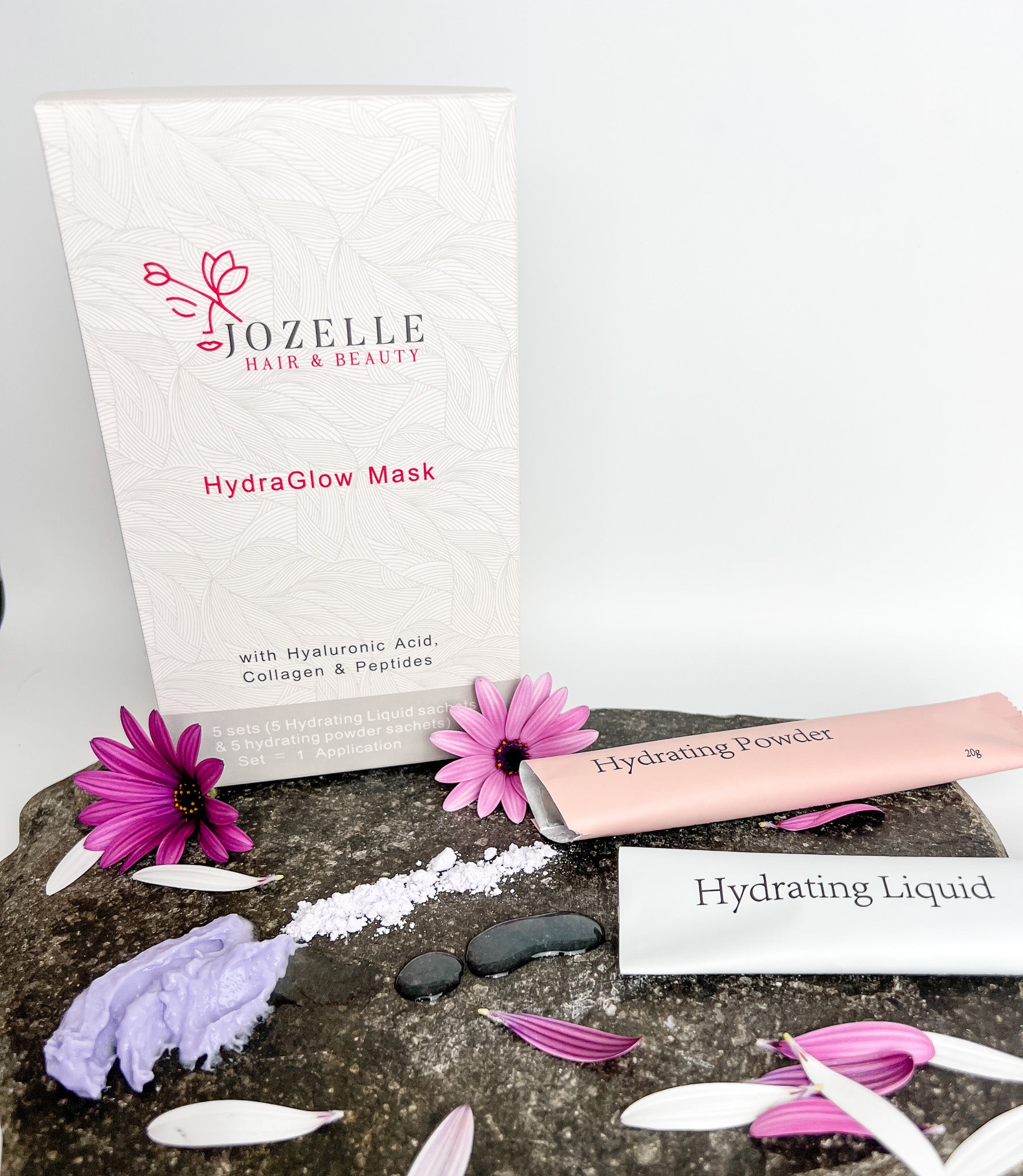 JOZELLE HYDRAGLOW MASK SET OF 5