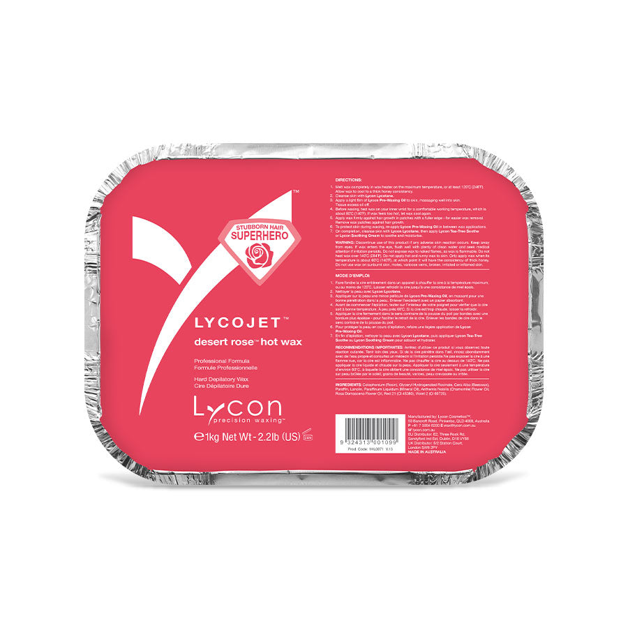 Lycon Lycojet Desert Rose Hot Wax 1kg