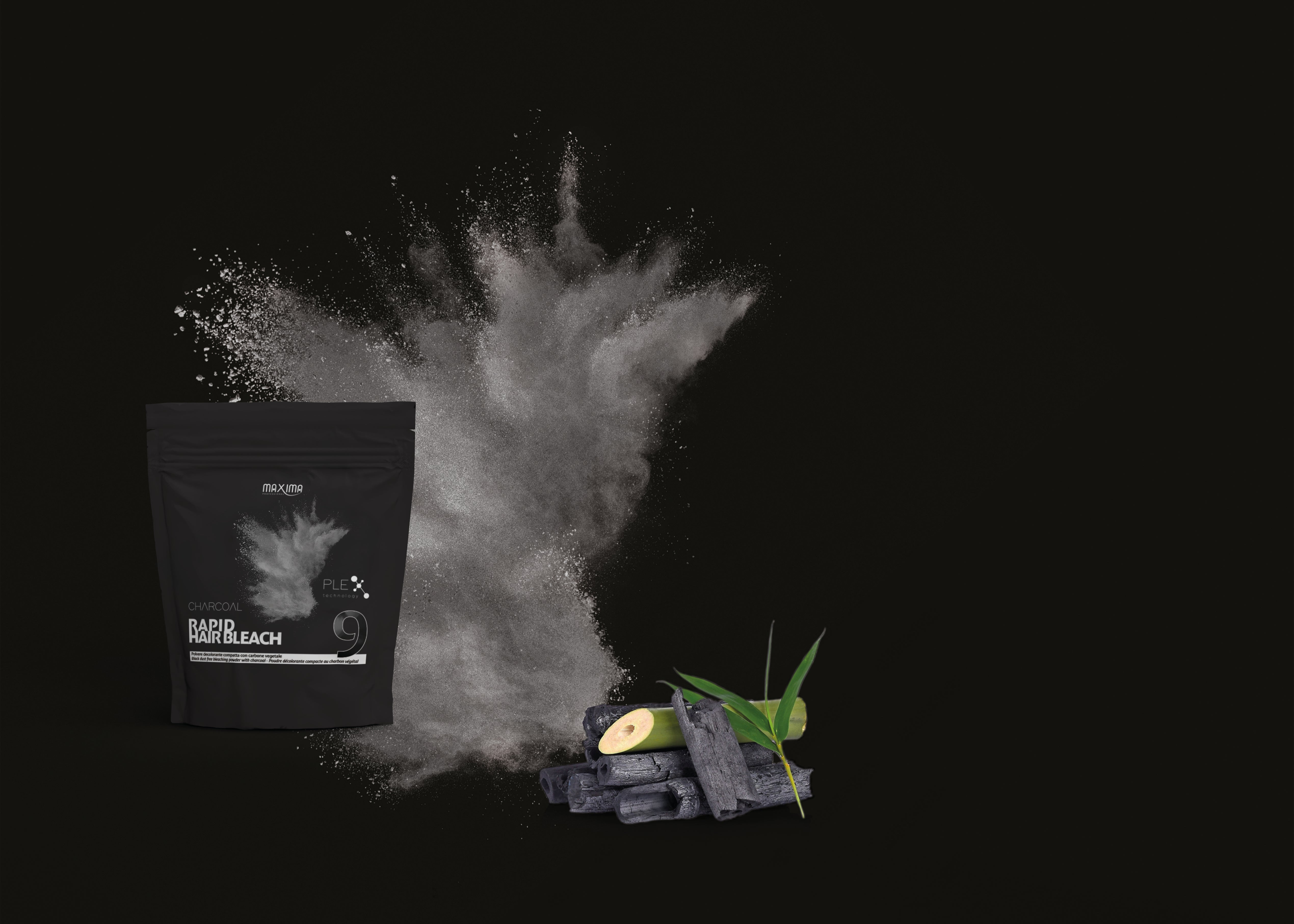 Maxima Charcoal 9+ Rapid Hair Bleach Bag 500g