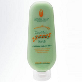 Natural Look Pedicure Cool Feet Stimulating Scrub - 200Ml