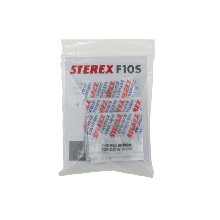 Sterex Two Piece Stainless Steel F10S Regular (10)
