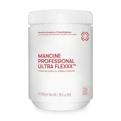 Mancine Ultra Flexxx™ Brazilian Strawberry Strip Wax 800g